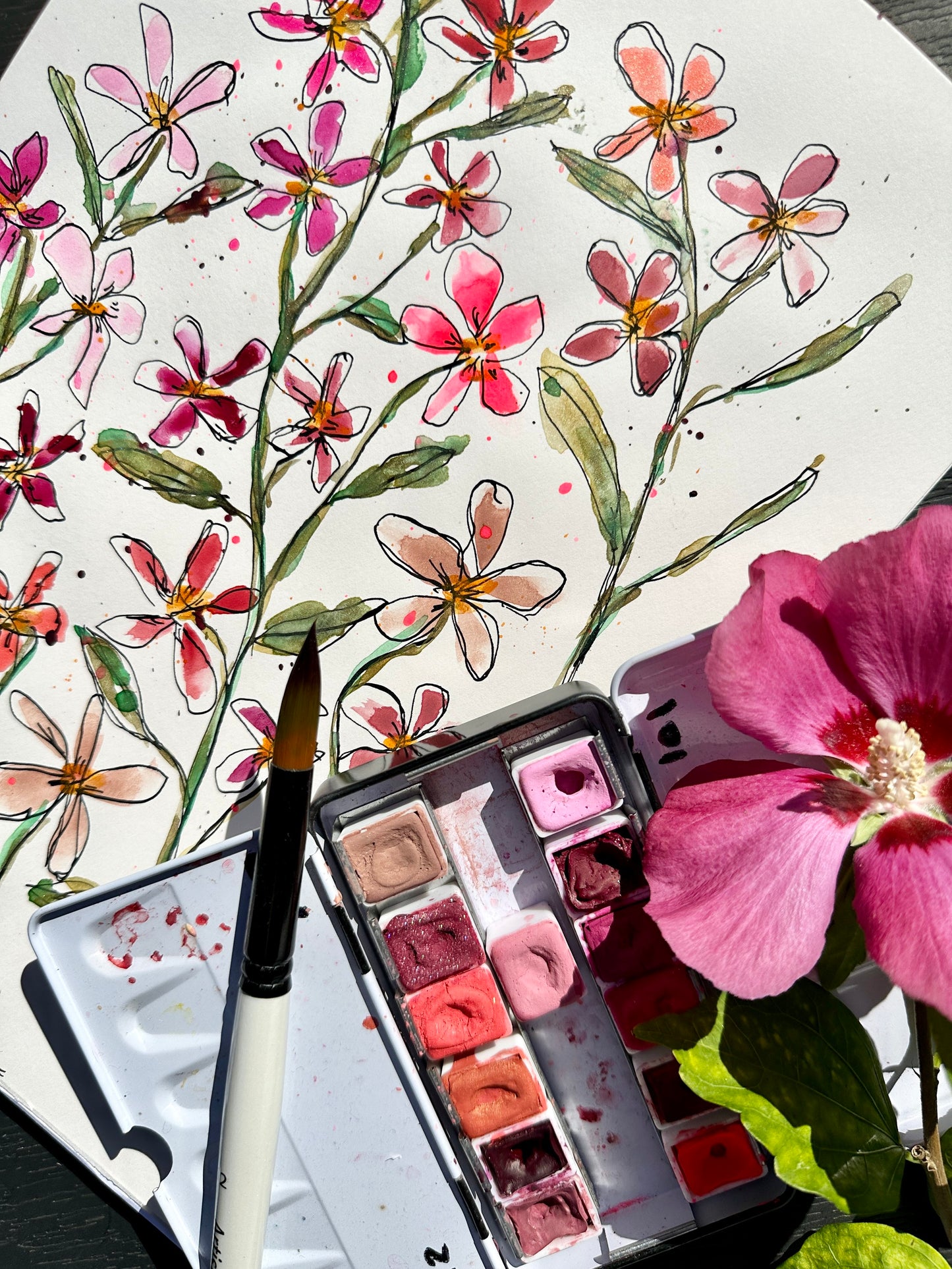 American Spirit: Handcrafted Watercolor Collection, half pans