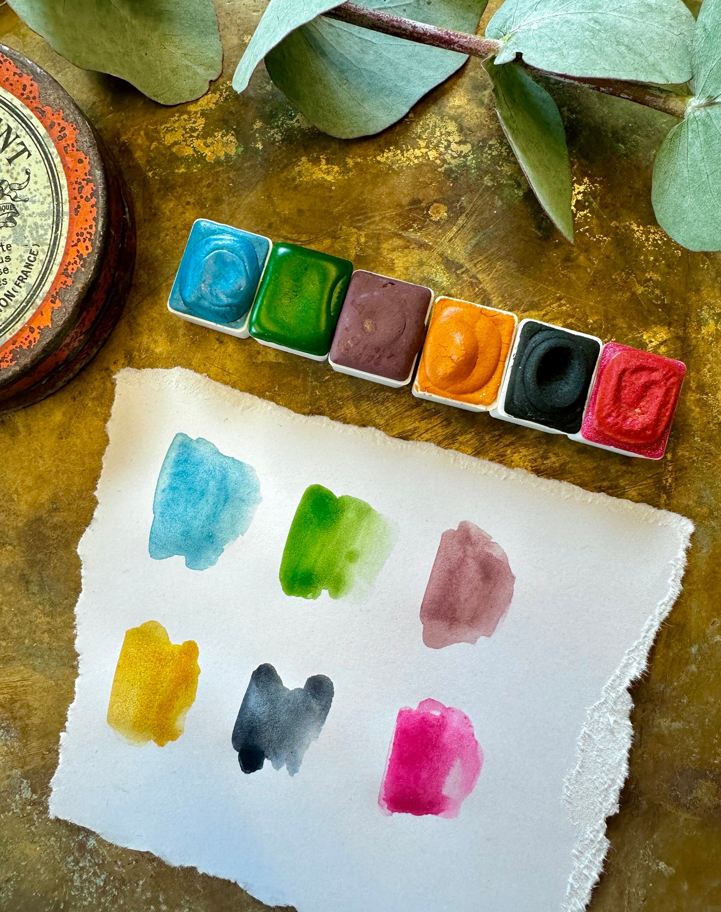 Artist's Muse - A course by Laura Dame Art including our Handmade Watercolors