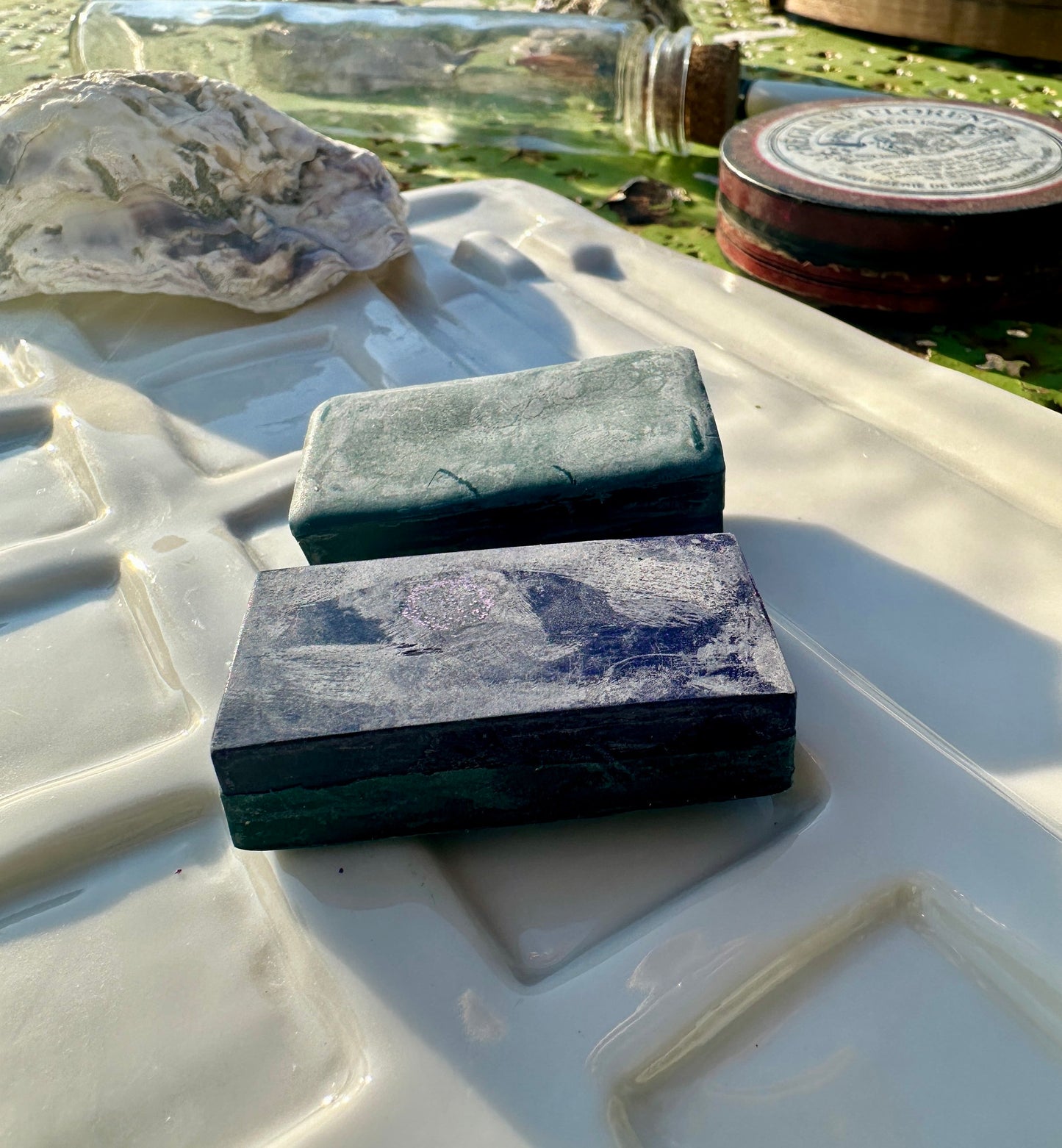 Alchemy Stone - Deep Green & Deep Purple