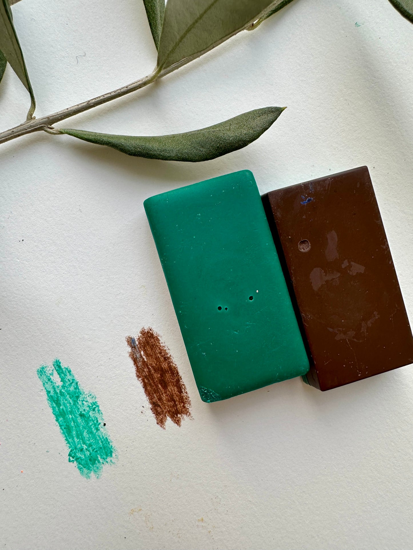 Alchemy Stone - Turquoise Green & Burnt Umber