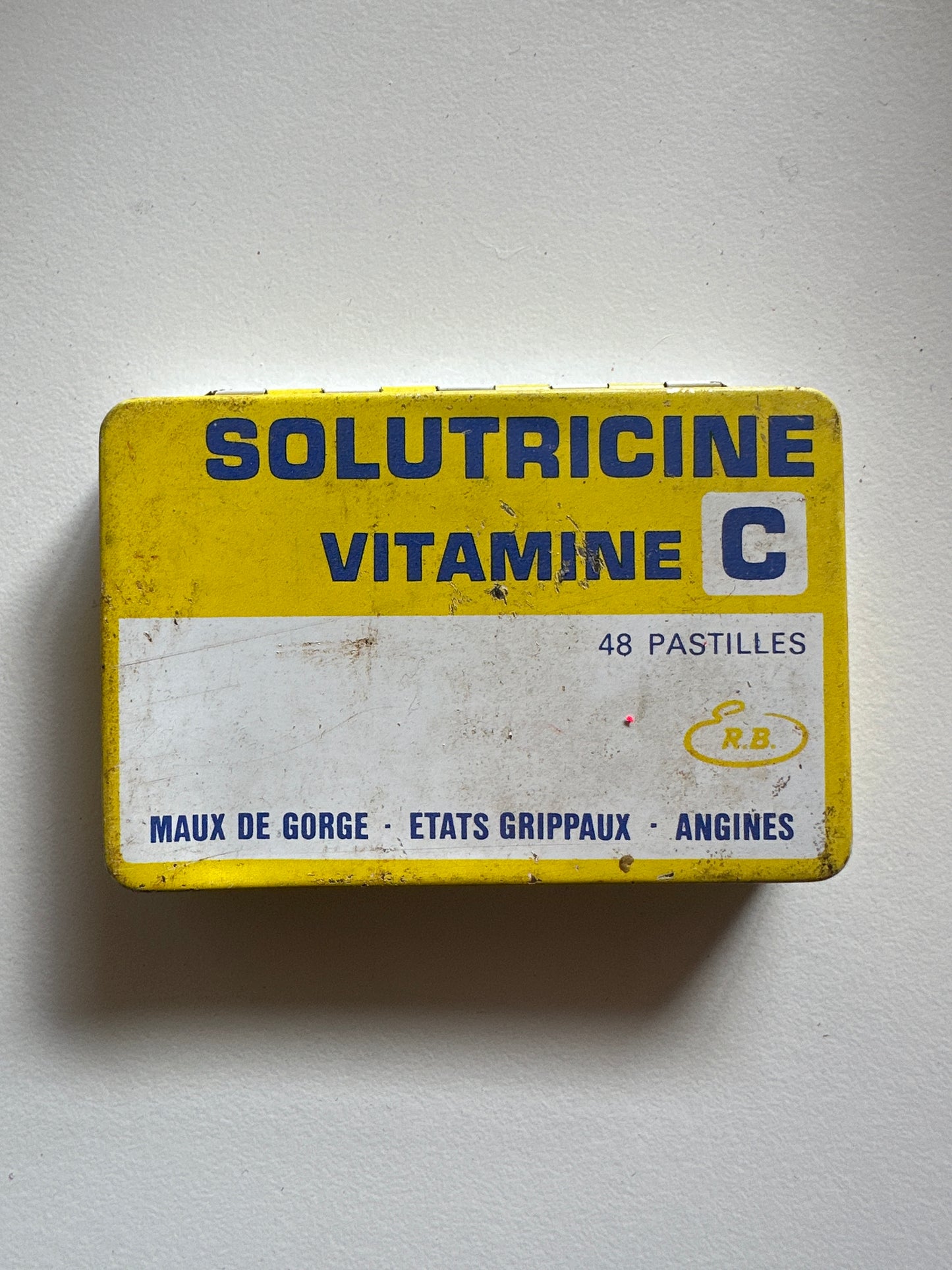 Vintage French Solutricine Vitamin C Tin