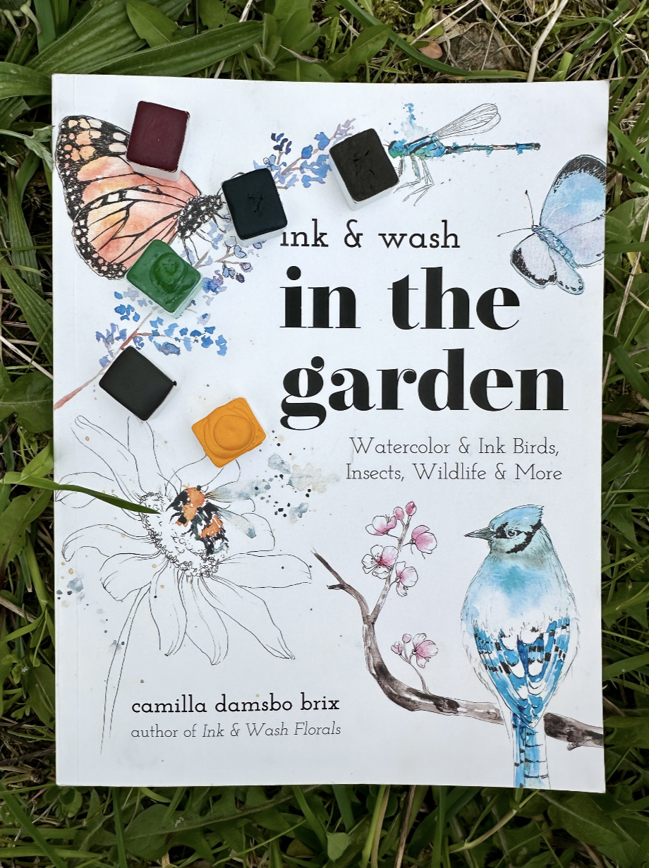 Handpicked Palette for "Ink & Wash in the Garden" - No. 5, 28, 29, 32, 63 & 65