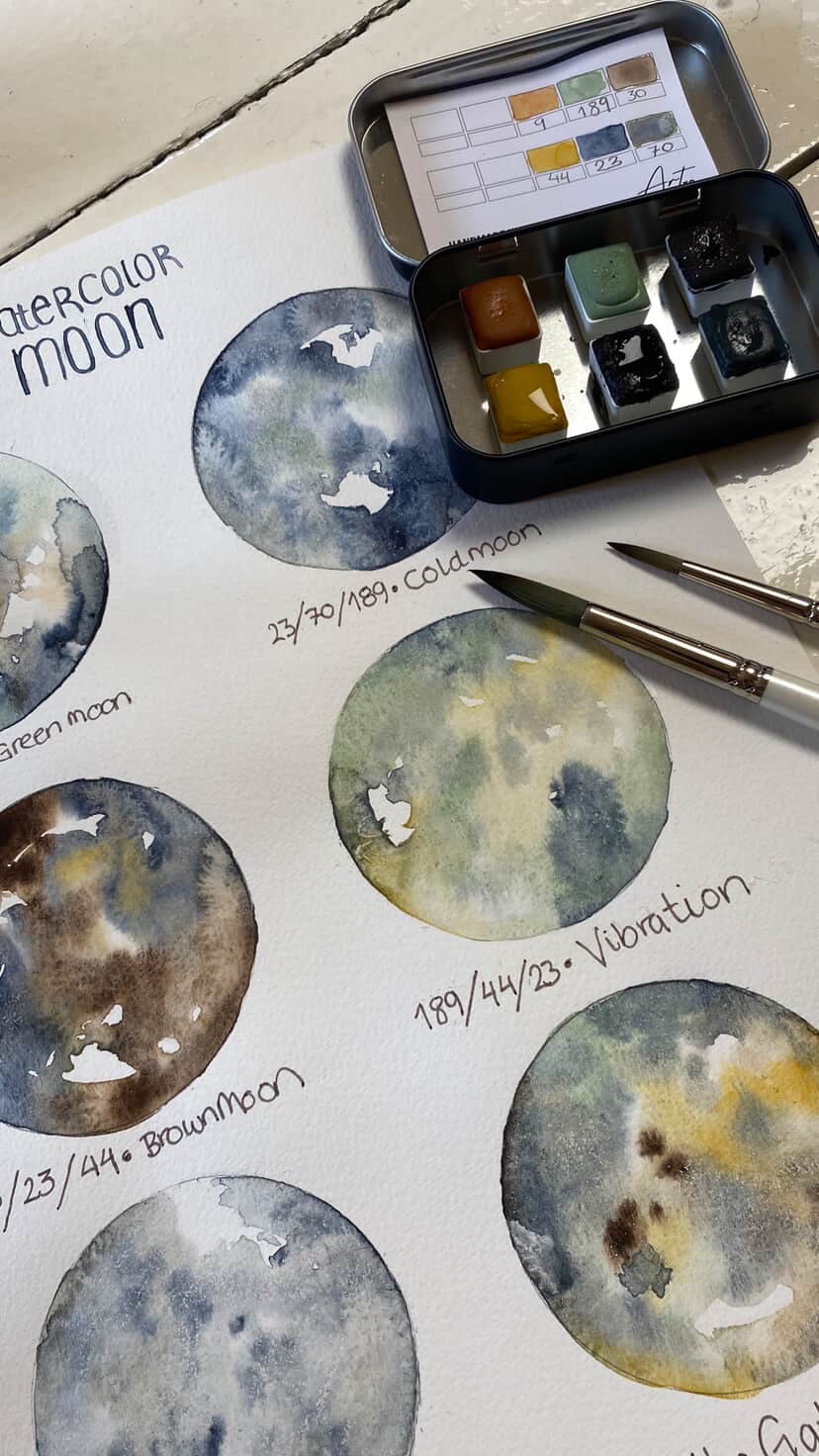 The Moon Collection by Helle Luna of MoonCreative.dk