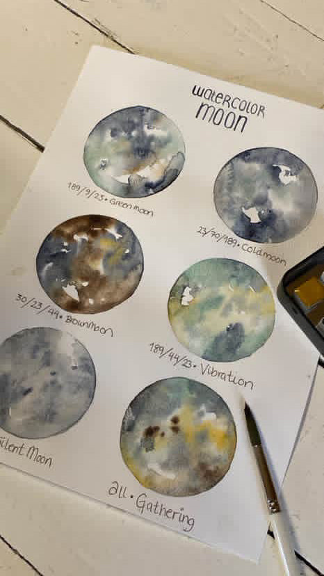 The Moon Collection by Helle Luna of MoonCreative.dk