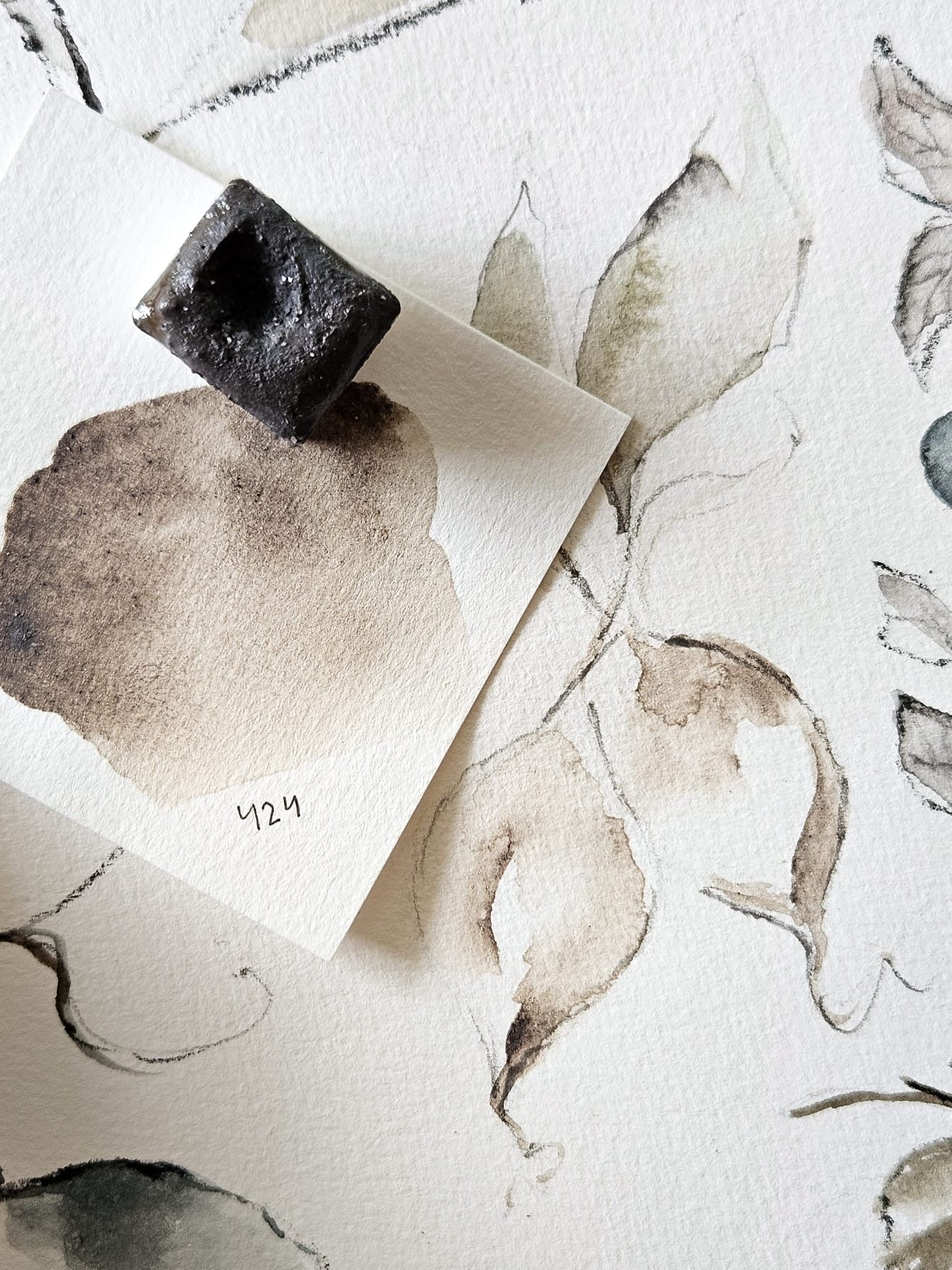 The Six Senses Palette by Emmeli Eek Christensen of @oak.and.paper