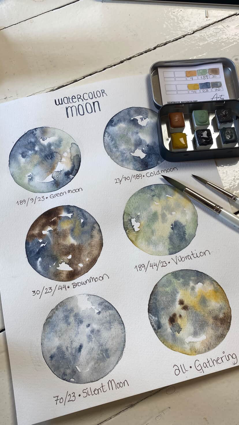 The Moon Collection by Helle Luna of MoonCreative.dk
