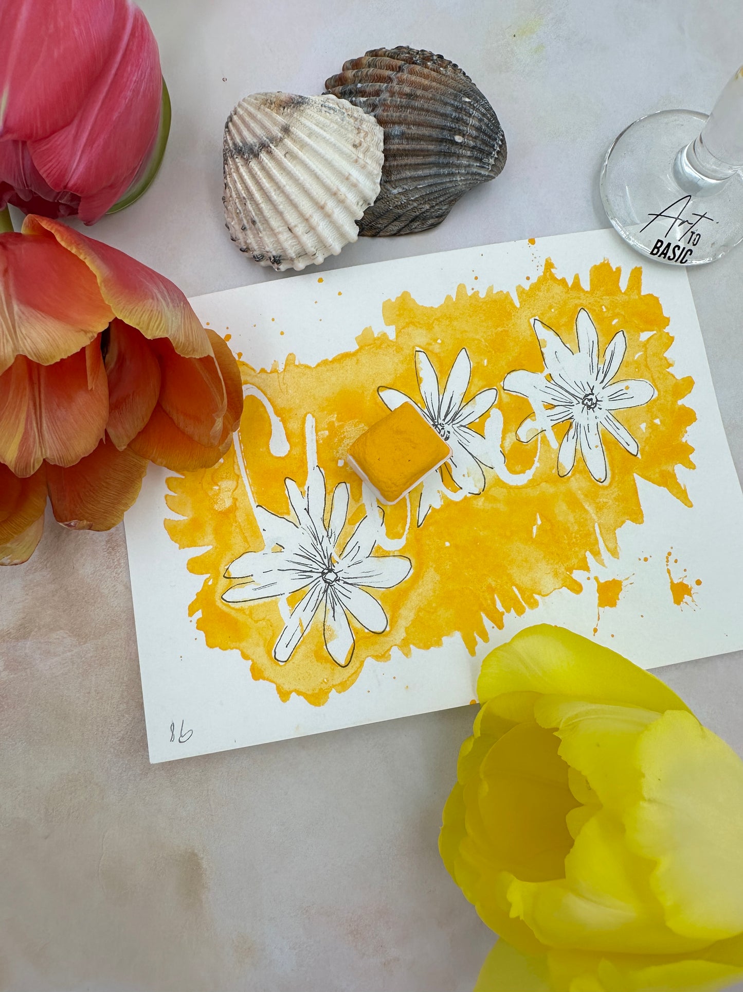 Flower Core Yellow - no. 98