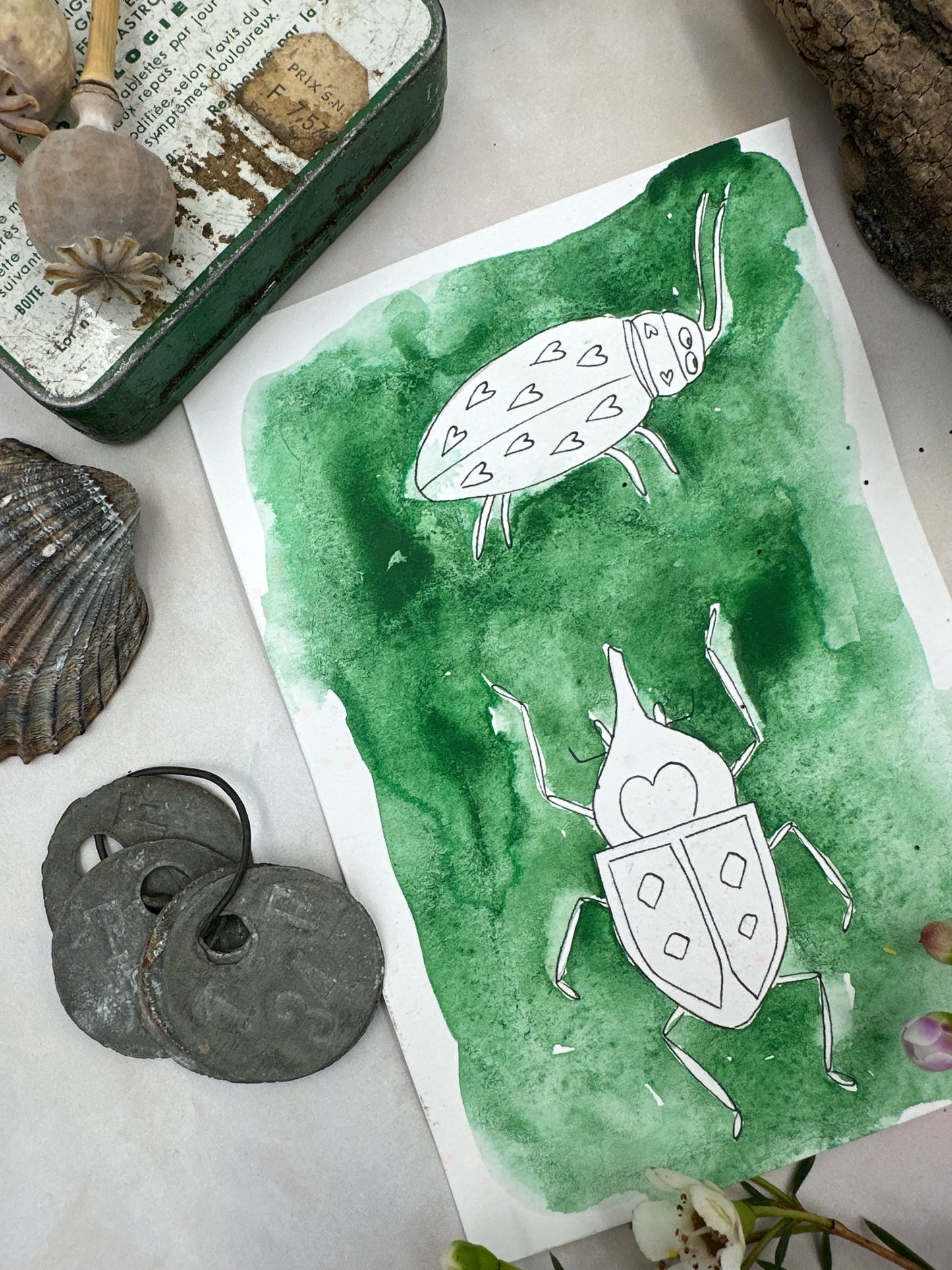 Lady of the Irises’ Palettes,  Palette 1: no.  82, 103, 108, 116, 117 and/or Palette 2: 7, 54, 84, 94 & 115