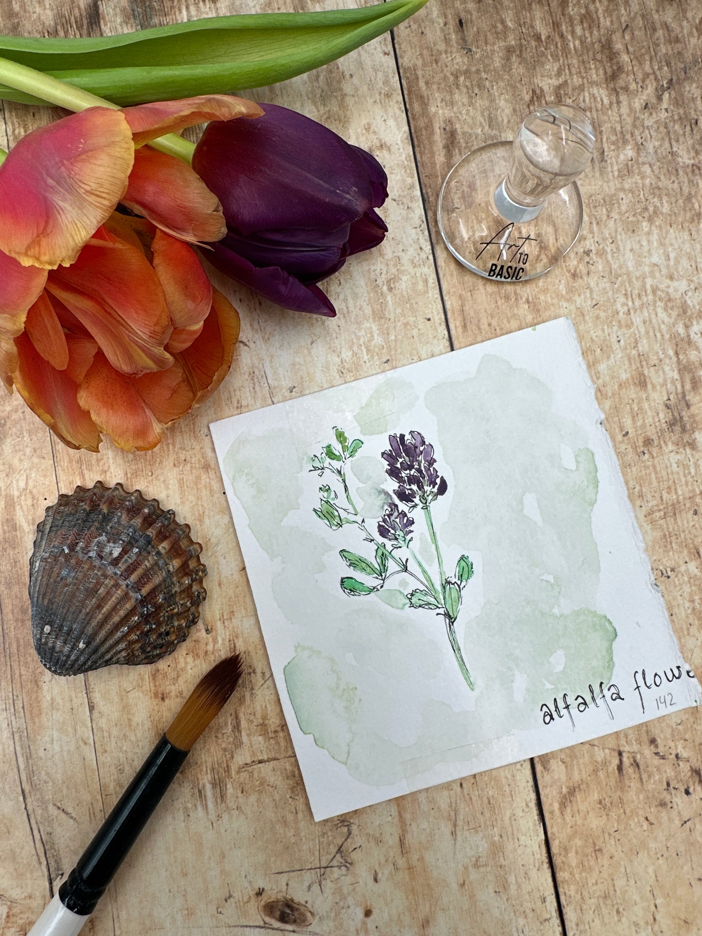 Purple Peony - No. 142