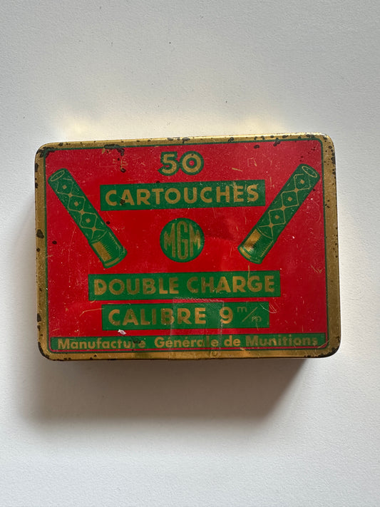 Vintage French MGM Cartridge Tin