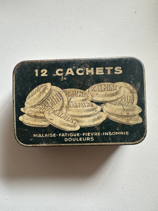Vintage French Kalmine Tin