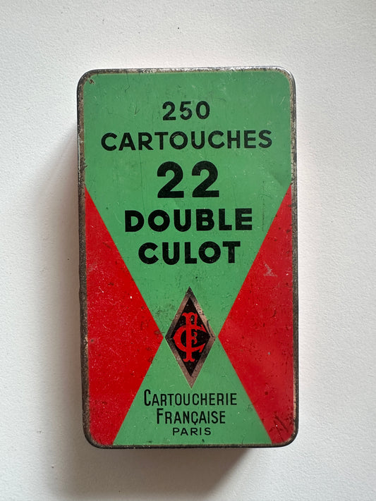Vintage French Cartoucherie Tin