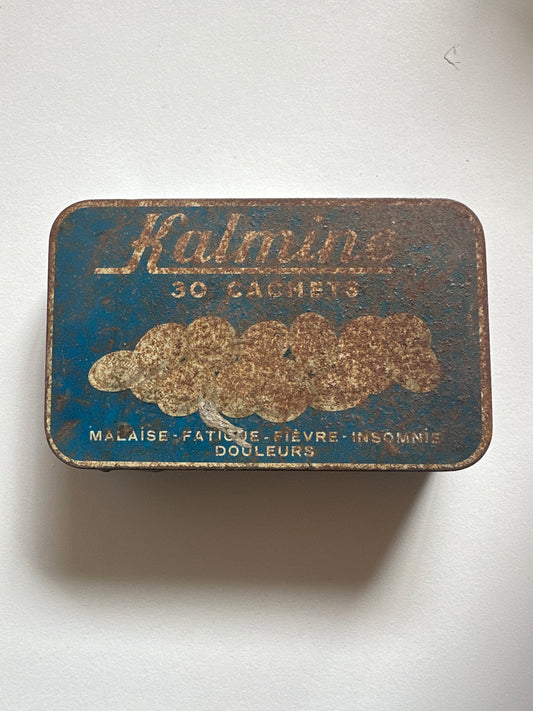 Vintage French Kalmine Tin