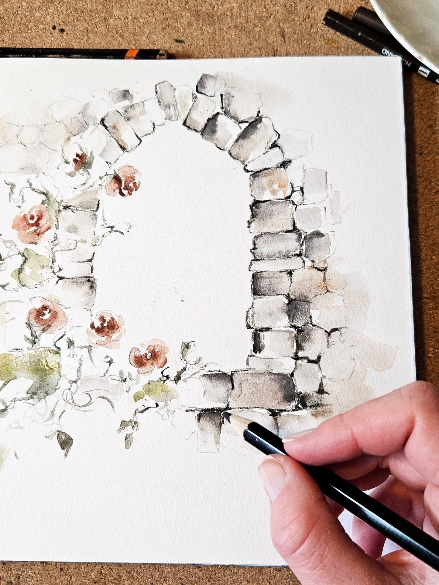 The Six Senses Palette by Emmeli Eek Christensen of @oak.and.paper