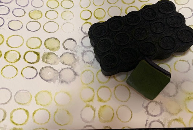 Color Cube Grande, Olive & Slate Bloom