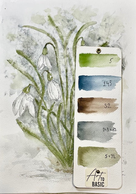 The Snowdrops Palette, no. 5, 32 & 243